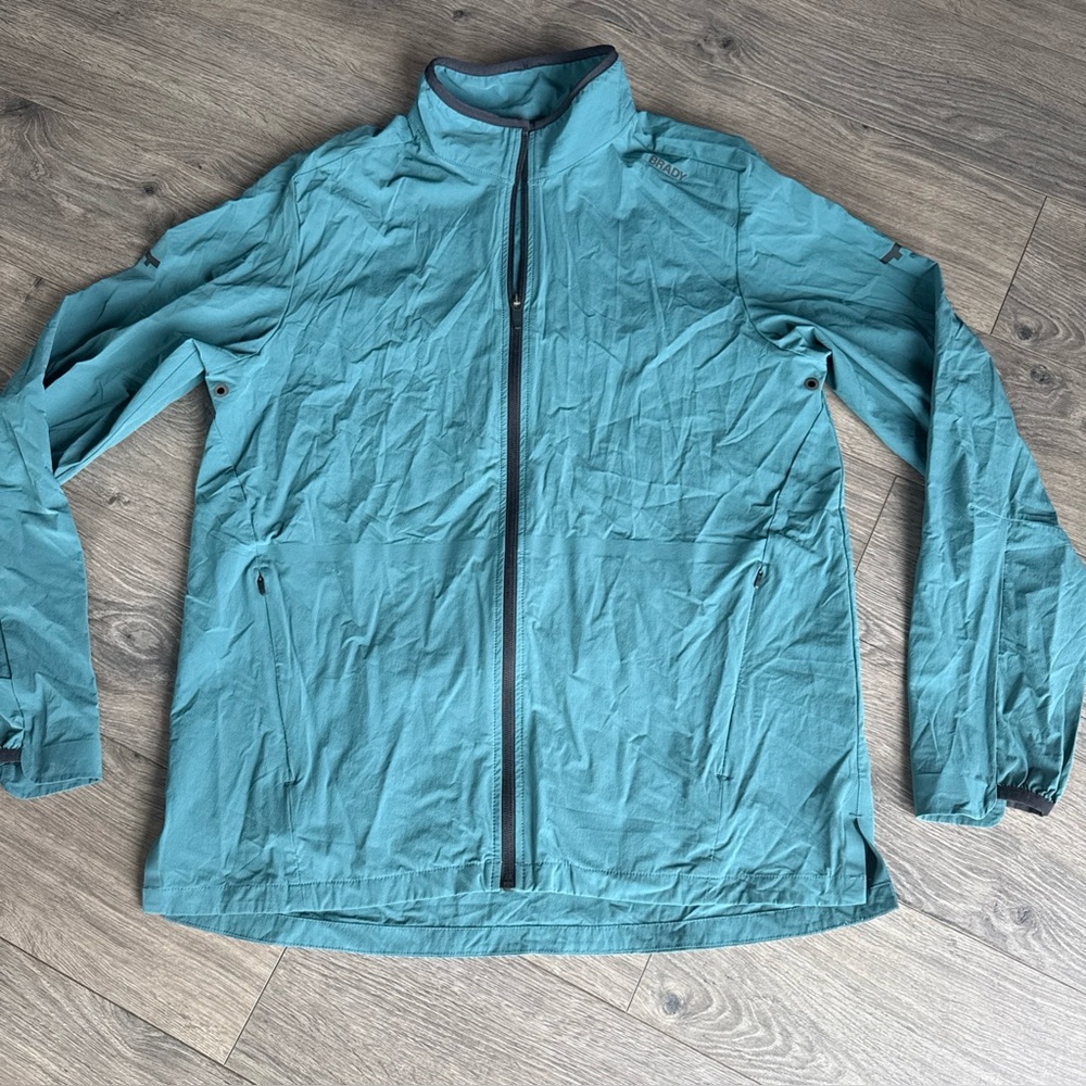 Brady Brand Zero Weight track jacket. Spruce Green. Since Medium